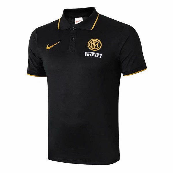 Polo Inter Milan 2019-20 Gelb Schwarz